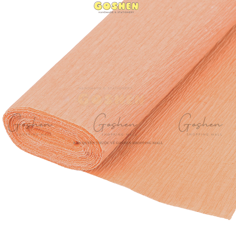  Cuộn Giấy Nhún Làm Hoa (50cm*2m5) , Giấy Nhăn, Cuộn Dài, DIY, Handmade 