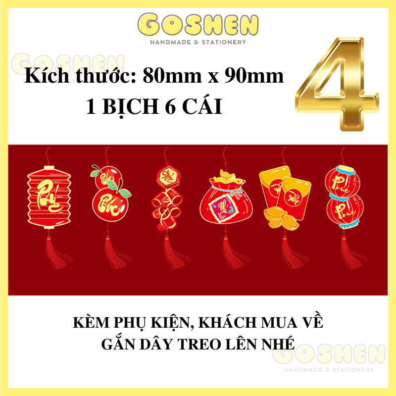  Phụ Kiện Trang Trí Tết, Đào Đông, Hoa Trạng Nguyên, Dây Treo, Liếng Treo Tết Các Loại 