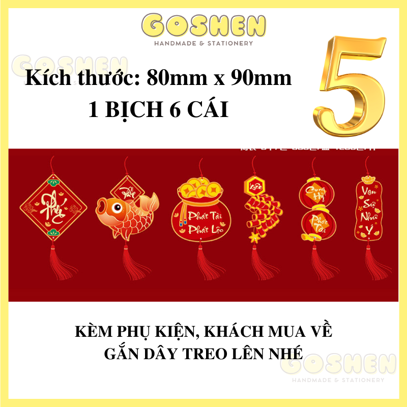  Phụ Kiện Trang Trí Tết, Đào Đông, Hoa Trạng Nguyên, Dây Treo, Liếng Treo Tết Các Loại 