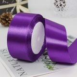  (4cm x 22met) 1 Cuộn Dây Ruy Băng Lụa Bản 4cm 
