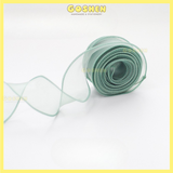  (4cm x Dài 4m) Cuộn Ruy Băng Voan Viền Sóng và Ánh Galaxy, Màu Sắc Trẻ Trung Thắt Nơ,Bó Hoa,Trang Trí Hộp Quà 