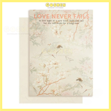  (38x52cm) Giấy Gói Hoa Chữ Tiếng Anh Họa Tiết-  Foam Cứng - Phong Cách Trang Nhã - Không Thấm Nước 