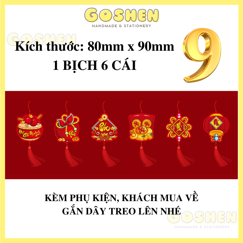  Phụ Kiện Trang Trí Tết, Đào Đông, Hoa Trạng Nguyên, Dây Treo, Liếng Treo Tết Các Loại 
