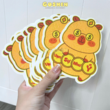  Bao Lì Xì Tết 2025 Chibi Hoạt Hình Dễ Thương Có Phản Quang Cao Cấp 