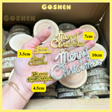  Charm Bông Tuyết, Charm Hạt Ngọc, Chuông, Hộp Quà Phụ Kiện Trang Trí Noel, Giáng Sinh 