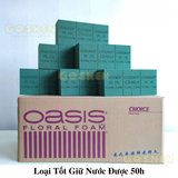  (Lẻ 1 Viên) Xốp Xanh OASIS Cắm Hoa tươi, hoa sáp, mút xốp Oasis Cao Cấp 
