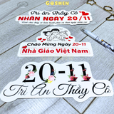  (Lẻ 1 cái) BANNER Theo Even, Nhiều Mẫu Mã, Dày, Cứng Cáp 12cm. 