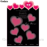  (35x50cm) Giấy Gói Hoa Trái Tim Cao Cấp Không Thấm Nước. 