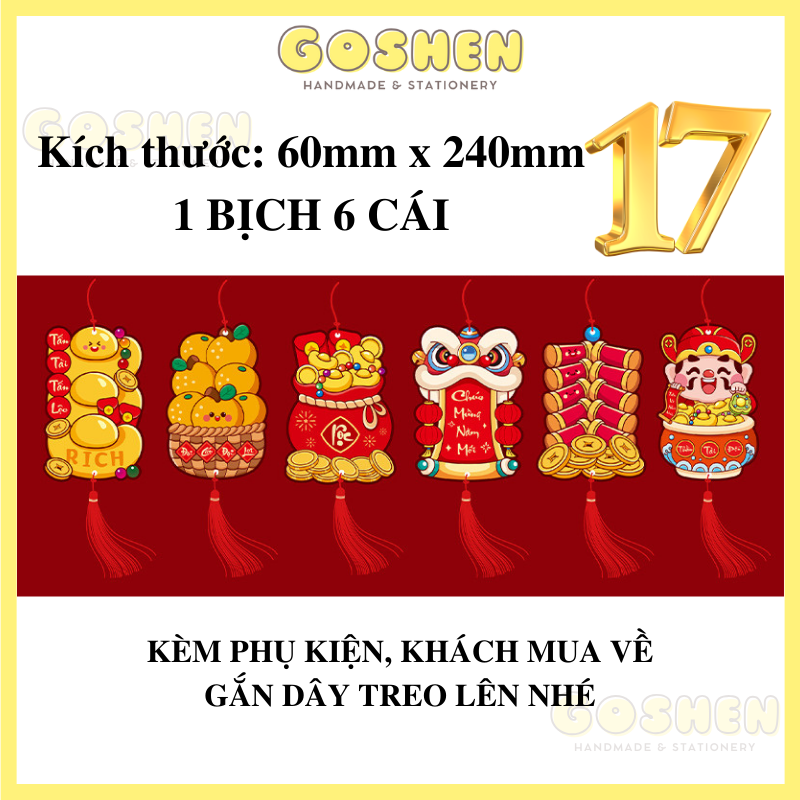  Phụ Kiện Trang Trí Tết, Đào Đông, Hoa Trạng Nguyên, Dây Treo, Liếng Treo Tết Các Loại 