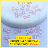  Charm Bông Tuyết, Charm Hạt Ngọc, Chuông, Hộp Quà Phụ Kiện Trang Trí Noel, Giáng Sinh 