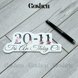  (Lẻ 1 cái) BANNER Theo Even, Nhiều Mẫu Mã, Dày, Cứng Cáp 12cm. 