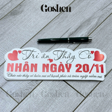  (Lẻ 1 cái) BANNER Theo Even, Nhiều Mẫu Mã, Dày, Cứng Cáp 12cm. 