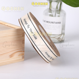  (2,5cm) Cuộn Dây Ruy Băng Lụa Chữ Always By Your Side Trang Trí Làm Nơ Gói Quà, Bó Hoa 