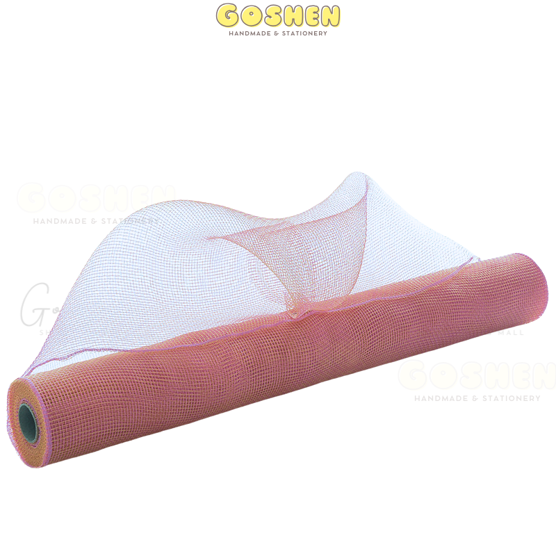  (50cm x 1mét) Cuộn Lưới Thô, Lưới Ô Vuông Nhỏ, Lưới Cứng Gói Hoa, Trang Trí Giỏ Hoa, Giỏ Quà 
