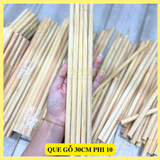  Que Tre Tròn Dài 30cm Phi 12 Dùng Làm Handmade Mô Hình 