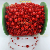  Chuỗi ( Cuộn ) Hạt Trai - Ngọc Trai Nhựa 8mm Nhiều Màu Trang Trí Hoa, Đồ Handmade 