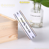  (2,5cm) Cuộn Dây Ruy Băng Lụa Chữ Always By Your Side Trang Trí Làm Nơ Gói Quà, Bó Hoa 
