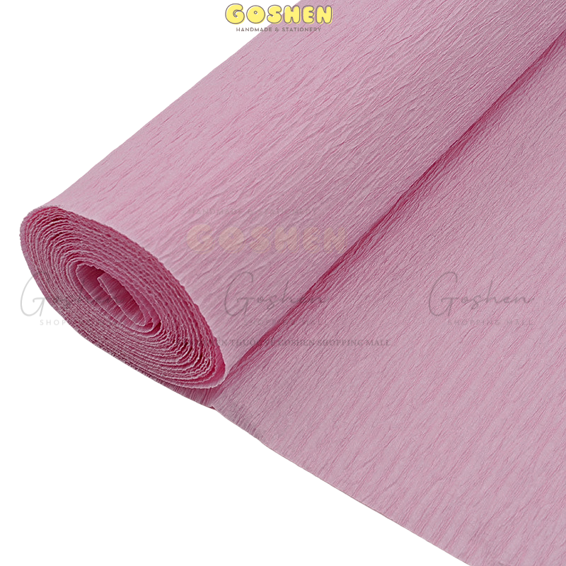  Cuộn Giấy Nhún Làm Hoa (50cm*2m5) , Giấy Nhăn, Cuộn Dài, DIY, Handmade 