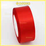  (4cm x 22met) 1 Cuộn Dây Ruy Băng Lụa Bản 4cm 