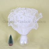  (28cm x Dài 4.5 Mét) Giấy Voan Gói Hoa Viền Ngọc 28cm Sóng Sợi Ren Lưới Bó Hoa Tiệc Quà Tặng 