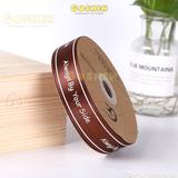  (2,5cm) Cuộn Dây Ruy Băng Lụa Chữ Always By Your Side Trang Trí Làm Nơ Gói Quà, Bó Hoa 