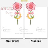  (35x50cm) Giấy Gói Hoa Trái Tim Cao Cấp Không Thấm Nước. 