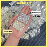  Hạt Nhựa Ngọc Trai Sáng Đẹp Nhiều Size Trang Trí Handmade 