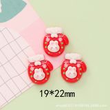  Charm Bông Tuyết, Charm Hạt Ngọc, Chuông, Hộp Quà Phụ Kiện Trang Trí Noel, Giáng Sinh 