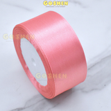  (4cm x 22met) 1 Cuộn Dây Ruy Băng Lụa Bản 4cm 