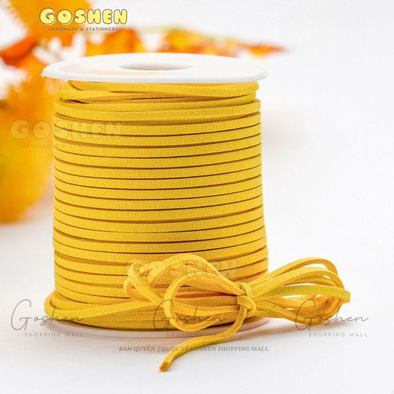  Cuộn Dây Da Lộn Làm Nơ, Trang Trí Bó Hoa, Hộp Quà, Làm Đồ 