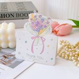  Thiệp Hình Bó Hoa, Thiệp Sinh Nhật, Thiệp Tặng Cô, Thiệp Lễ 8/3, 20/11 Tặng Thầy Cô 