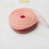  (4cm x Dài 4m) Cuộn Ruy Băng Voan Viền Sóng và Ánh Galaxy, Màu Sắc Trẻ Trung Thắt Nơ,Bó Hoa,Trang Trí Hộp Quà 