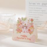  Thiệp Hình Bó Hoa, Thiệp Sinh Nhật, Thiệp Tặng Cô, Thiệp Lễ 8/3, 20/11 Tặng Thầy Cô 