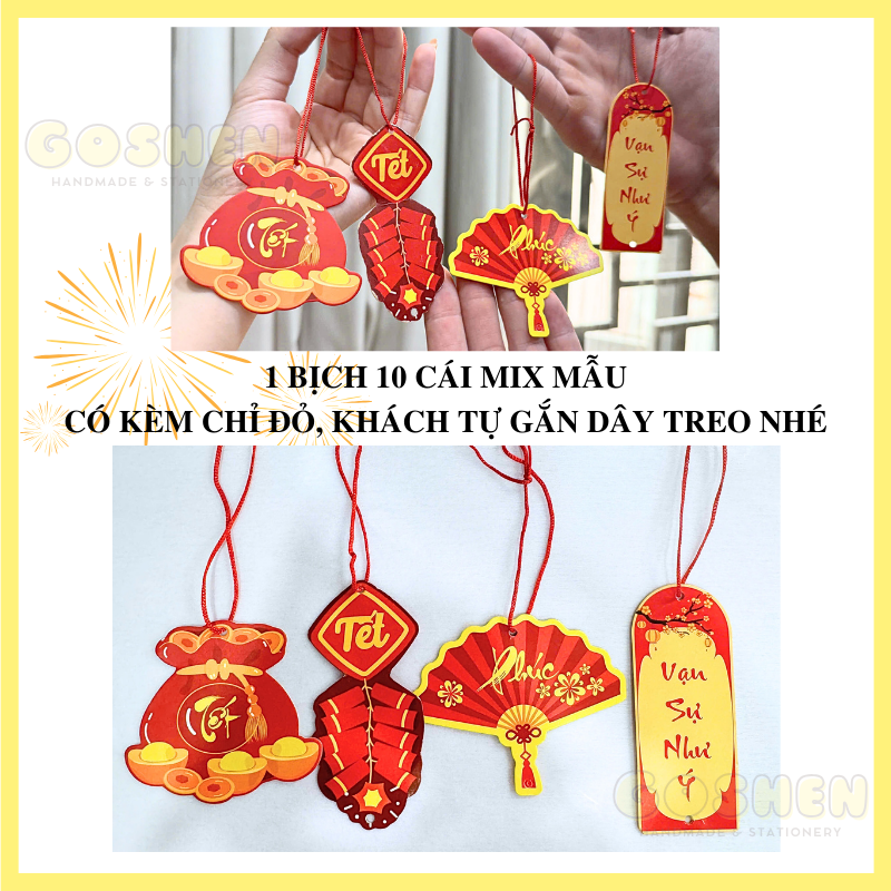  Phụ Kiện Trang Trí Tết, Đào Đông, Hoa Trạng Nguyên, Dây Treo, Liếng Treo Tết Các Loại 
