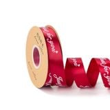  (2.5cm x Dài 45mét) Cuộn Ruy băng Lụa in chữ JUST FOR YOU trang trí hộp quà, bó hoa siêu xinh. 