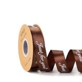  (2.5cm x Dài 45mét) Cuộn Ruy băng Lụa in chữ JUST FOR YOU trang trí hộp quà, bó hoa siêu xinh. 