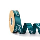  (2.5cm x Dài 45mét) Cuộn Ruy băng Lụa in chữ JUST FOR YOU trang trí hộp quà, bó hoa siêu xinh. 