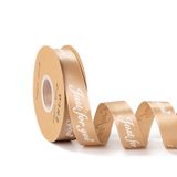  (2.5cm x Dài 45mét) Cuộn Ruy băng Lụa in chữ JUST FOR YOU trang trí hộp quà, bó hoa siêu xinh. 