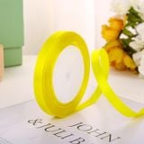  (Ngang 1cm) Ruy Băng Lụa Trơn- Phụ Kiện Làm Hoa, Hoa Giả, Cây Giả, Quà 