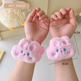  Băng Đô Cổ Tay Rửa Mặt Chống Ướt Áo Hoạt Hình Dễ Thương 