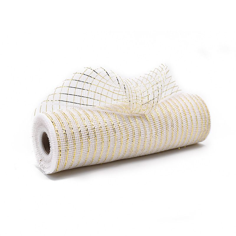  (50cm x 1 mét) Cuộn Lưới Kim Tuyến, Lưới Ánh Kim Gói Hoa, Trang Trí Giỏ Quà, Cây Thông Noel 