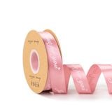  (2.5cm x Dài 45mét) Cuộn Ruy băng Lụa in chữ JUST FOR YOU trang trí hộp quà, bó hoa siêu xinh. 