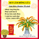  Set Nguyên Liệu Làm Hoa Mai, Hoa Đào, Hoa Sen, Cành Quýt 