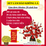  Set Nguyên Liệu Làm Hoa Mai, Hoa Đào, Hoa Sen, Cành Quýt 