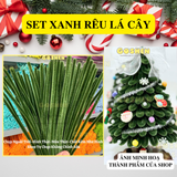  Set Nguyên Liệu Làm Cây Thông Kẽm Nhung Đầy Đủ Phụ Kiện Trang Trí 