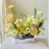  Túi Giấy Bạc Đựng Hoa, Quà Tặng Fleurs Hàn Quốc Cao Cấp, Sang Trọng 