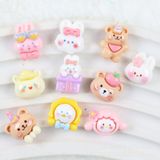  (Tặng Keo) Charm 3D, sticker, jibbitz DIY trang trí kẹp tóc, bình nước, ốp lưng điện thoại 