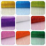  (50cm x 1 mét) Cuộn Lưới Kim Tuyến, Lưới Ánh Kim Gói Hoa, Trang Trí Giỏ Quà, Cây Thông Noel 