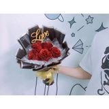  (Lẻ Đàu Bông) Hoa Hồng Nhũ Kim Tuyến, Hoa Sáp, Để Làm Quà Tặng, Bó Hoa, Lọ Hoa Để Bàn. 
