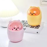  Thùng Rác Mini Hình Gấu Dễ Thương Để Bàn Tiện Lợi (Tặng Kèm Sticker) 
